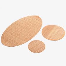 Bamboo Oval Mat