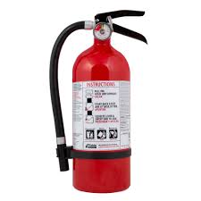 Brass fire extinguisher, Gas Type : CO2