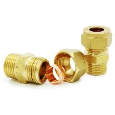 Coated Brass Compression Fittings, Feature : Anti Sealant, Durable, Fine Finished, Flexible, Heat Resistance