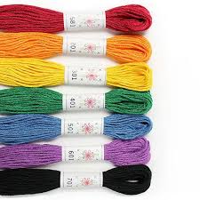 Cotton Embroidery Thread, Length : 1000-1500mtr, 1500-2000mtr, 2000-2500mtr, 2500-3000mtr, 3000-3500mtr