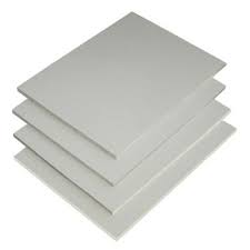 Rectangular Non Polished rigid pvc board, for Advertising, Building, Furniture, Pattern : Plain