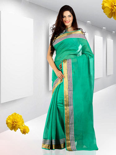 Checked Cotton Silk Saree, Color : Red, Blue, Pink, Green, Orange, Yellow