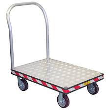 Aluminum platform trolleys, Feature : Easy Operate, Moveable, Non Breakable, Rustproof, Shiny Look