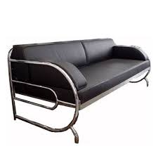 Steel SS Sofa, Color : Black, Silver