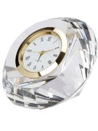Crystal Clock, for Home Decor, Offices, Showrooms Gifts, Style : Antique, Classy, Common, Modern