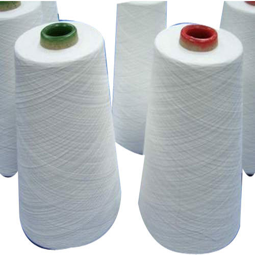 Polyester Spun Yarn, for Knitting, Weaving, Pattern : Plain