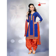Non-Stitched Chiffon fancy salwar suit, Feature : Breathable, Dry Cleaning, Easy Washable, Eco Friendly