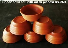 Clay Linear Bowl, Feature : Quality Tested, Attractive Design