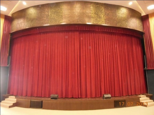 Round Motorized Stage Curtain