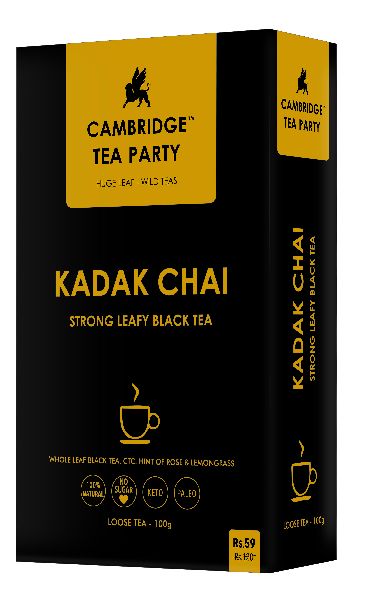 Cambridge Tea Party - Kadak Chai, for Home, Office, Certification : FSSAI Certified