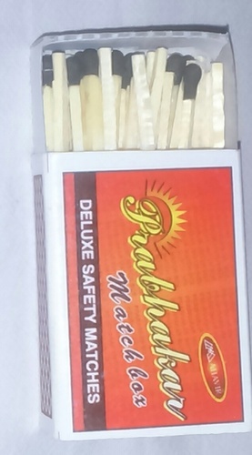 Wood Prabhakar Matches, for Home, Lighting, Smoking, Packaging Type : Paper Box