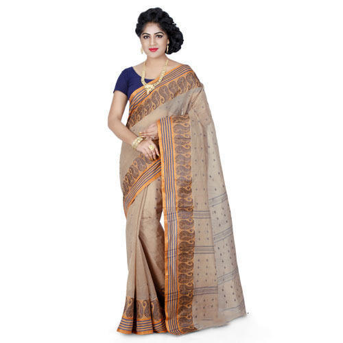 Cotton Sarees, for Anti-Wrinkle, Dry Cleaning, Easy Wash, Technics : Embroidery Work, Hand Made, Handloom