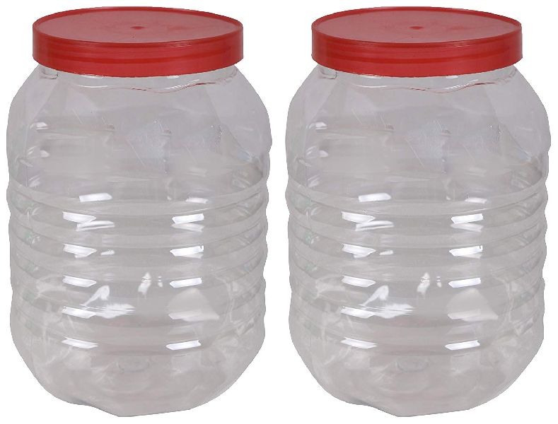 Plain Designer Plastic Jars, Feature : Crack Proof, Fine Finishing, Leakage Proof