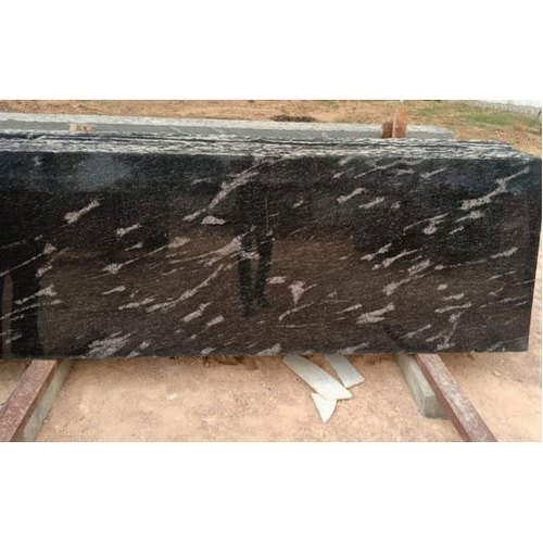 Fish Black Granite Slab, for Flooring