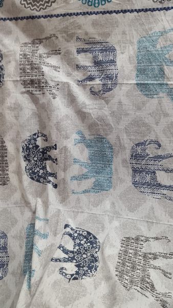100% Cotton 2006 Blue Pottery Bedspread, Size : 220X240 Cm