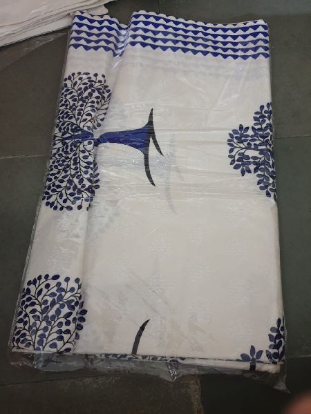 Printed 100% Cotton 3016 White Bedspreads, Size : 220X240 Cm