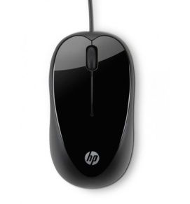 Hp Plastic Computer Mouse, for Desktop, Laptops, Color : Black