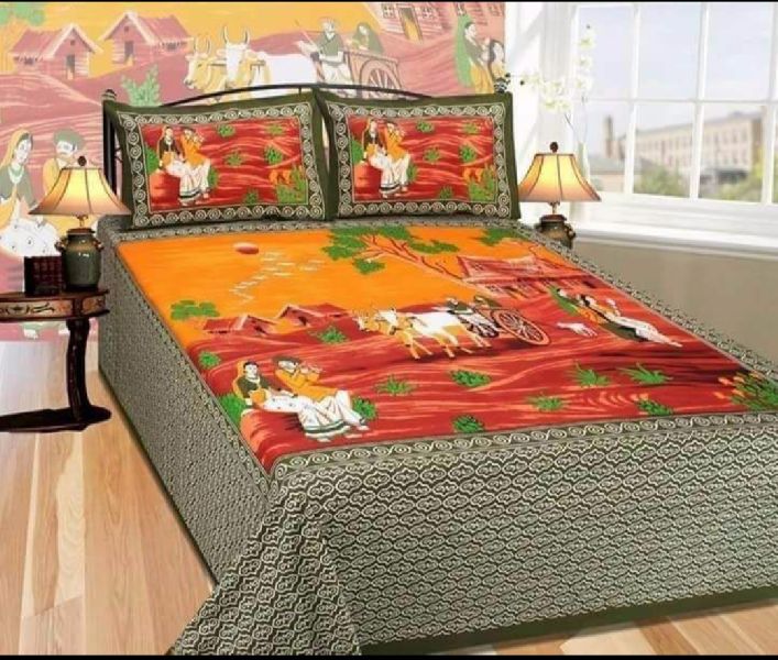 Ethnic Cotton Bed sheet