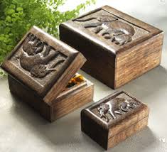 Square Polished Mango Wood Box Set, for Storing Jewelry Cosmetics, Style : Antique