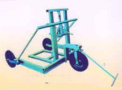 Rectangular Metal Hydraulic Pallet Trolley, for Material Handling, Color : Blue