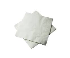 Square 30x30cm White Tissue Paper, for Hotel, Office, Restaurant, Pattern : Plain