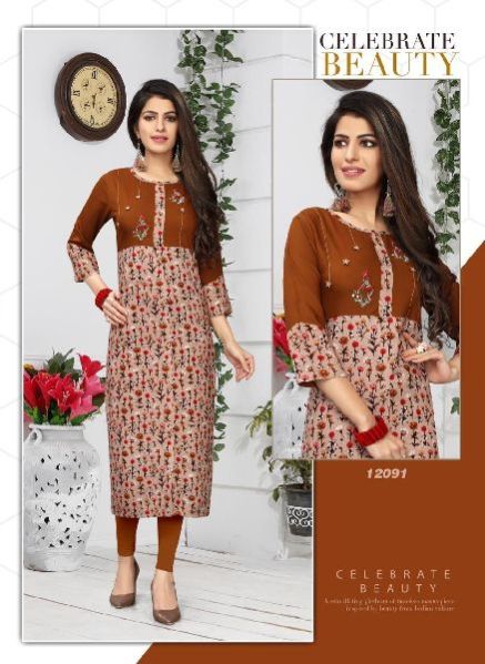 Printed Cotton Indo Western Dresses, Size : L, M, XL, XXL
