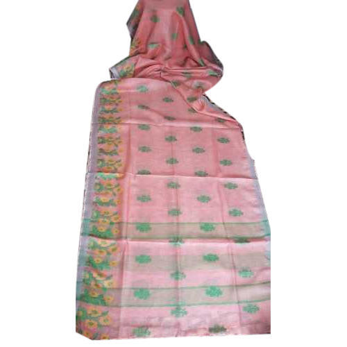 Embroidered tussar ghicha silk saree, Occasion : Festive Wear