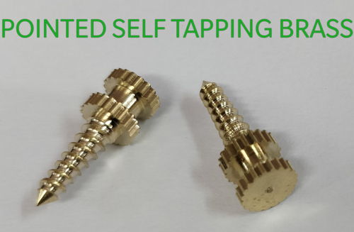Brass Pointed Screws, Length : 10-20cm