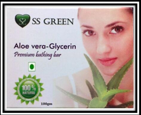 Aloe Vera Glycerin Bathing Soap
