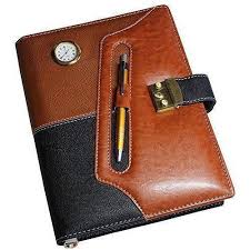 Leather Diaries, for Gifting, Personal, Size : Large, Medium, Small