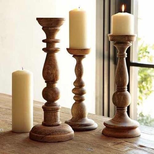 Plain Handcrafted Candle Stand, Style : Antique