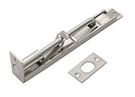 Rectangular Polished Aluminium door tower bolt, for Fittings, Size : 0-15mm, 15-30mm, 30-45mm