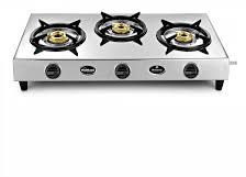 Stainless Steel LPG Gas Stove, for Eat Making, Food Making, Junk Food Making, Feature : High Eficiency Cooking
