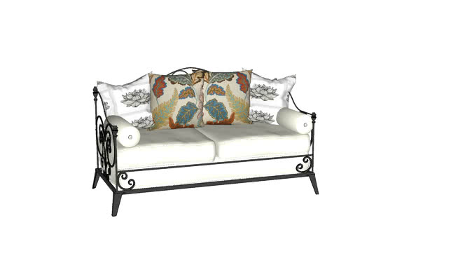 purchase wrought iron sofa bed estepona spain