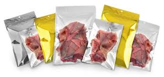 HDPE Meat Jerky Packaging Bag, for Shopping, Plastic Type : Recycled
