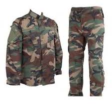 Checked Cotton Army Uniform, Gender : Female, Male