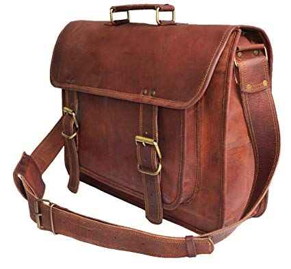 Dell Plain leather laptop bags, Size : Multisize