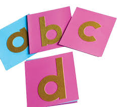 Sand Paper Letters