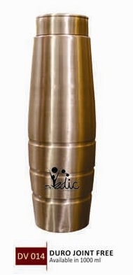 Duro Joint Free Copper Bottle, Capacity : 1000 Ml
