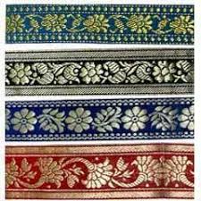 Embroidered Jacquard Laces, for Textile Industy, Technics : Machine Made