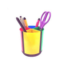 Aluminum Pen Stand, Color : Black, Blue, Green, Pink, Red, Silver