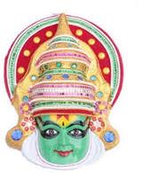 Fabric kathakali mask, for Dance Purpose, Packaging Type : Paper Packet, Plastic Bag