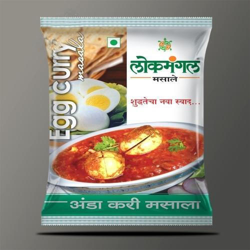 Egg Curry Masala Packaging Pouch