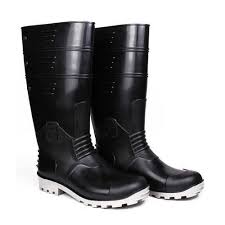 100-150gm Rubber safety gumboot, Size : 39, 40, 41, 42