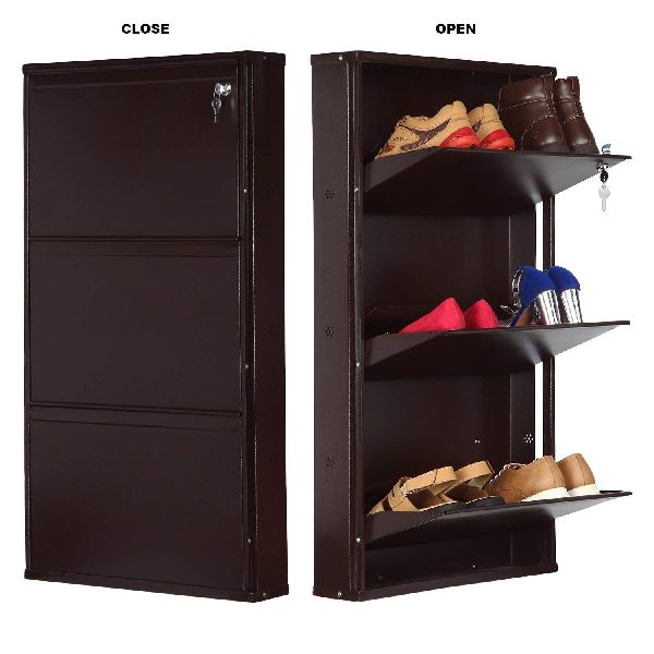 3 Shelf wall mounted shoe rack