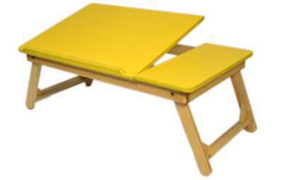 Polished Plain Natural Wooden Half Laptop Table, Feature : Fine Finishing, Stylish