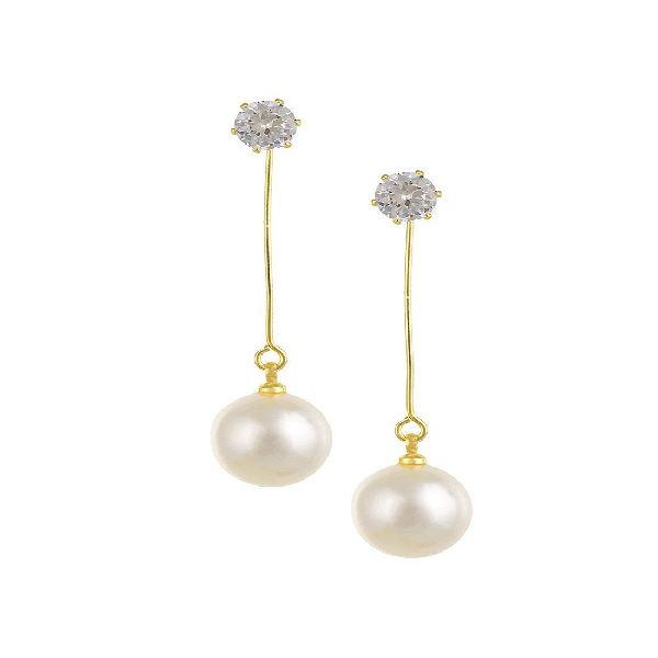 Ankur astonish gold plated round shaped long earring for women