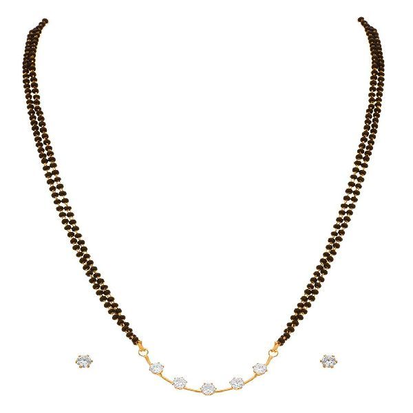 mangalsutra with solitaire
