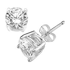 Non Polished Diamond ear studs, Feature : Attractive Designs, Finely Finished, Rust Proof, Scratch Resistant
