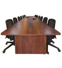 Non Polished Plastic Conference Table, for Office Use, Pattern : Plain, Printed
